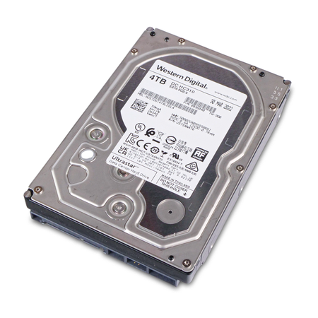 Western Digital Ultrastar DC HC310 HUS726T4TALE6L4 4TB SATA 6Gb/s 3.5" Enterprise Hard Drive, Above View
