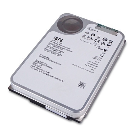 HP/Seagate Exos X18 ST18000NM002J 2TV133-065 18TB 7.2K RPM SATA 6Gb/s 512e 256MB 3.5in Refurbished HDD