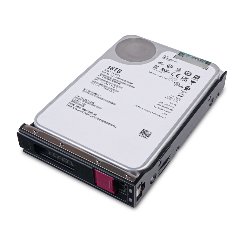 HP Generation 11 MB018000GYDKR P44757-005 18TB 7.2K RPM SATA 6Gb/s 512e 256MB 3.5in Refurbished HDD