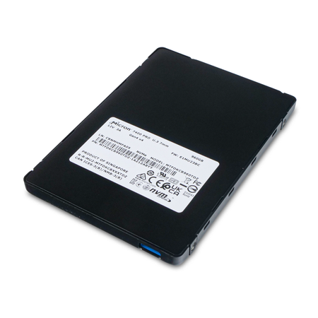Micron 7400 PRO MTFDKCB960TDZ 960GB 1 DWPD PCIe Gen 4.0 x4 8GB/s 3D TLC U.3 NVMe 2.5in Refurbished SSD