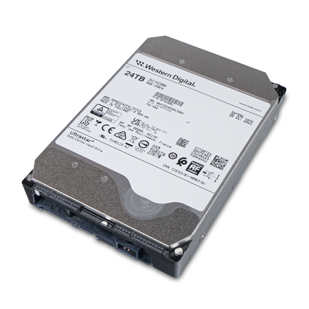 Western Digital Ultrastar DC HC580 WUH722424AL5201 0F62801 24TB 7.2K RPM SAS 12Gb/s 512e 512MB 3.5in Recertified HDD