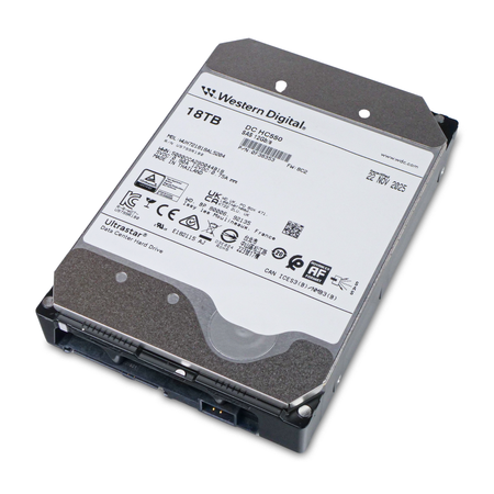 Western Digital Ultrastar DC HC550 WUH721818AL5204 0F38353 18TB 7.2K RPM SAS 12Gb/s 512e 3.5in Recertified Hard Drive