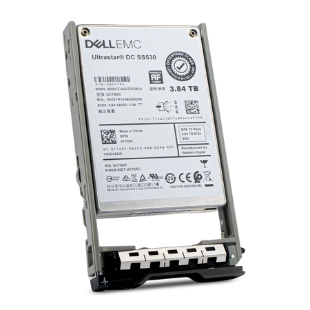 Dell G13 0TT26V 3.84TB 1 DWPD SAS 12Gb/s 3D TLC 2.5in Refurbished SSD