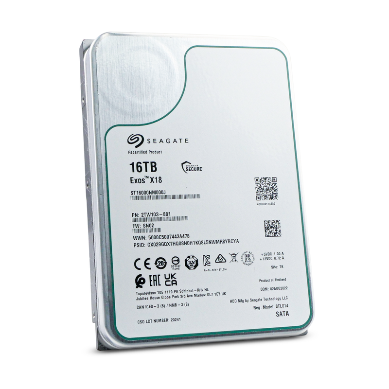 Seagate Exos X18 ST16000NM000J 16TB SATA 3.5