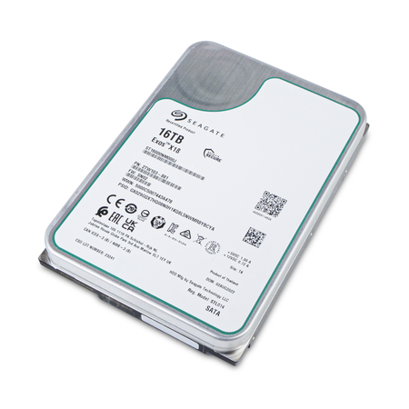 Seagate Exos X18 ST16000NM000J 16TB 7.2K RPM SATA 6Gb/s 512e 3.5in Recertified Hard Drive