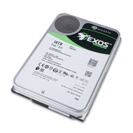 Seagate Exos X16 ST16000NM002G 16TB 7.2K RPM SAS 12Gb/s 512e 256MB 3.5in Refurbished HDD