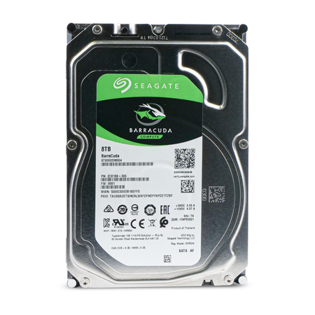 Seagate Barracuda ST8000DM004 8TB 5.4K RPM SATA 6Gb/s 256MB 3.5" HDD