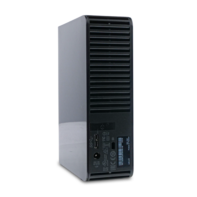 Western Digital Elements Desktop WDBWLG0100HBK 10TB USB 3.0 5Gb/s 3.5in Refurbished External HDD