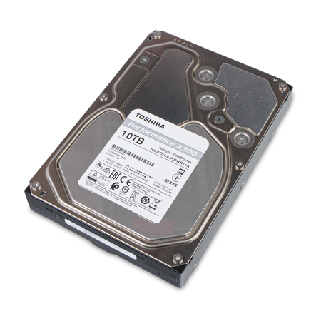 Toshiba X300 HDWR11A HDETV10ZPA31 10TB 7.2K RPM SATA 6Gb/s 512e 256MB 3.5in Refurbished HDD