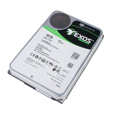 Seagate Exos X16 ST16000NM003G 16TB 7.2K RPM SATA 6Gb/s 512e 256MB 3.5" Refurbished HDD