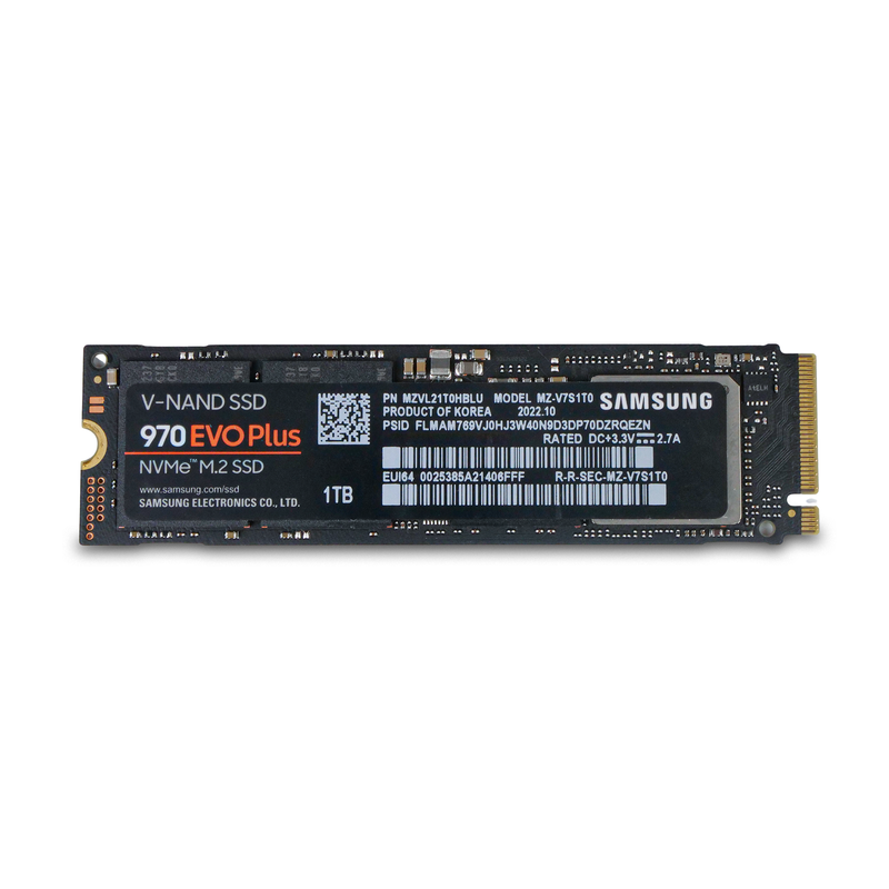 Samsung 970 EVO Plus MZ-V7S1T0 1TB PCIe Gen 3.0 x4 4GB/s 3D TLC NVMe M.2 2280 Refurbished SSD