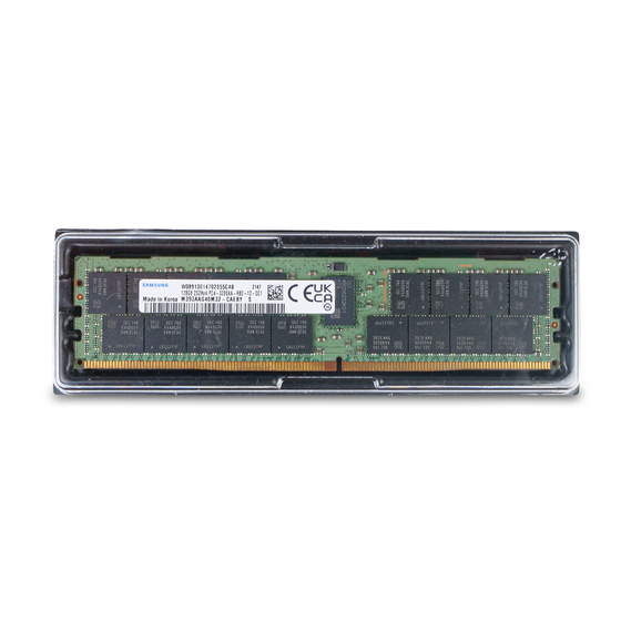 Samsung M393AAG40M32-CAEBY 128GB 2S2Rx4 PC4-3200AA DDR4 3200MHz ECC LRDIMM RAM, Front Label View