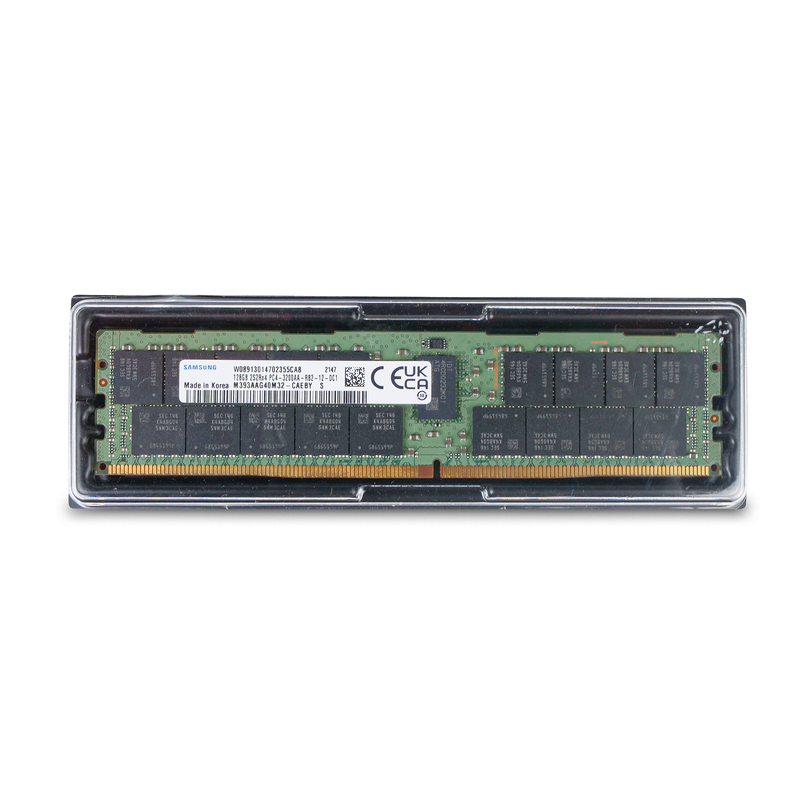 Samsung M393AAG40M32-CAEBY 128GB DDR4 3200MHz 2S2Rx4 RDIMM ECC Server RAM (PC4-3200AA) Refurbished