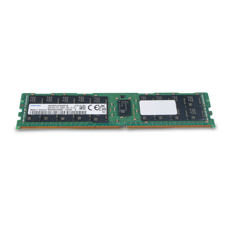 Samsung M393A8G40AB2-CWEBY 64GB DDR4 3200MHz 2Rx4 RDIMM ECC Server RAM (PC4-3200AA) Refurbished