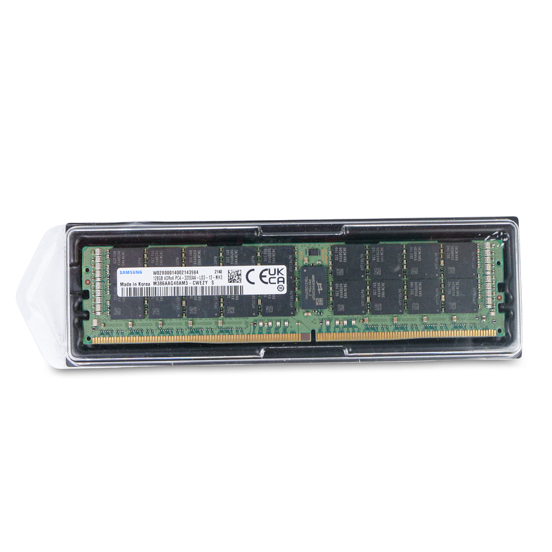 Samsung M386AAG40AM3-CWEZY 128GB DDR4 3200MHz 4DRx4 LRDIMM ECC Server RAM (PC4-3200AA) Refurbished