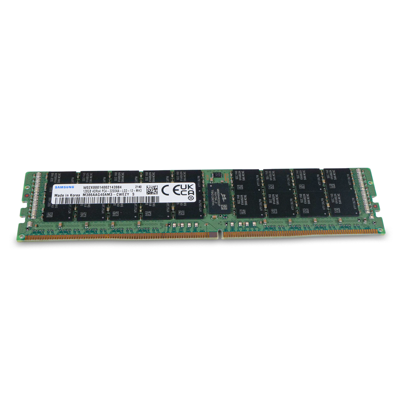 Samsung M386AAG40AM3-CWEZY 128GB DDR4 3200MHz 4DRx4 LRDIMM ECC Server RAM (PC4-3200AA) Refurbished