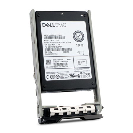 Dell G13 05Y4TP 3.84TB 1 DWPD SAS 12Gb/s 3D TLC 2.5in Refurbished SSD