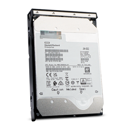 HP Generation 11 MB018000GXLAV P37677-001 18TB 7.2K RPM SATA 6Gb/s 512e 512MB Power Disable 3.5in Refurbished HDD