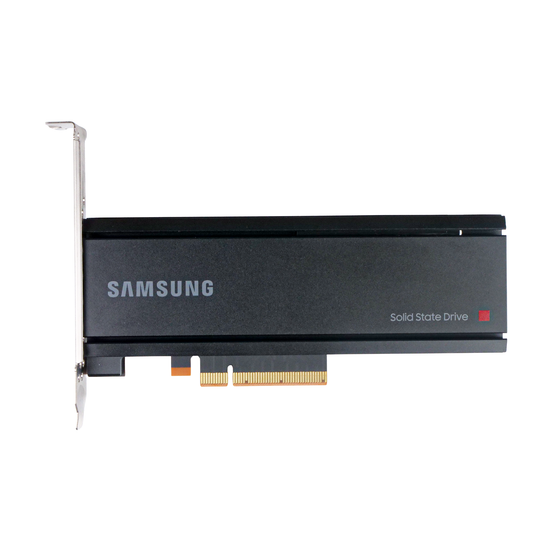 Samsung PM1735  MZPLJ12THALA-00007 12.8TB PCIe Gen4 HHHL NVMe AIC SSD, Front Label View