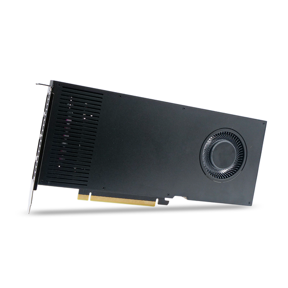 PNY NVIDIA RTX A4000 VCNRTXA4000 16GB GDDR6 PCIe Gen4 x16 Professional Graphics Card Label View