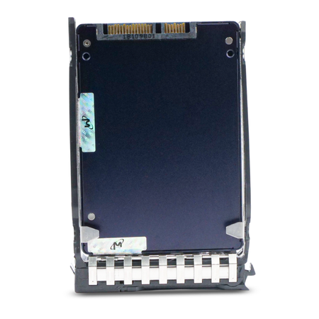 HP MK001920GWHRU 870668-004  1.92TB SATA 6Gb/s 2.5" SSD, Back Label View