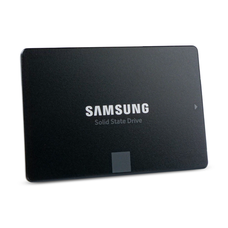 Samsung 860 EVO MZ7LH1T0HMLU 1TB SATA 6Gb/s 2.5" SSD, Front Angled View