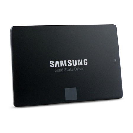 Samsung 870 EVO MZ7L34T0HBLA 4TB SATA 6Gb/s 2.5" SSD, Front Angled View