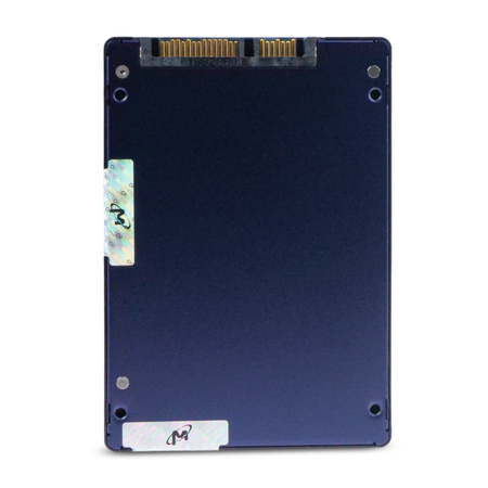 HP Micron 5100 PRO MK003840GWHTE 875664-001 MTFDDAK3T8TCB 3.84TB SATA 6Gb/s 2.5" SSD, Back Label View