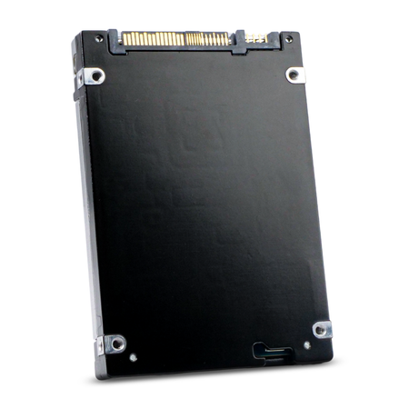 Kioxia CM6-R KCM6XRUL15T3 15.36TB NVMe PCIe Gen 4.0 U.3 2.5" SSD, Back Angled View