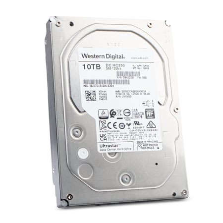 Seagate Exos X16 ST10000NM002G 10TB 7.2K RPM SAS 12Gb/s 512e 256MB 3.5in Refurbished HDD