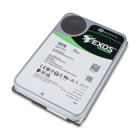 Seagate Exos X18 ST10000NM013G 10TB 7.2K RPM SAS 12Gb/s 512e 3.5in Refurbished HDD