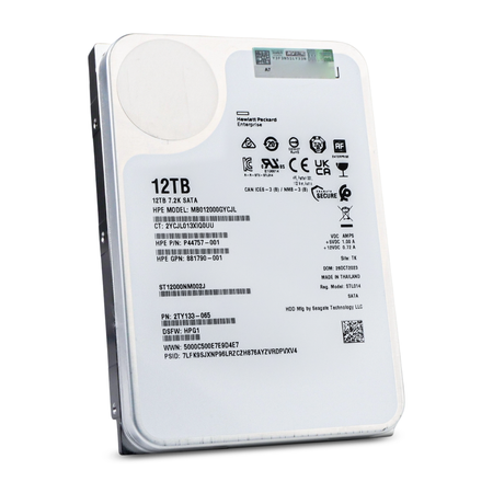 HP/Seagate Exos X18 ST12000NM002J 12TB 7.2K RPM SATA 6Gb/s 512e 256MB 3.5in HDD