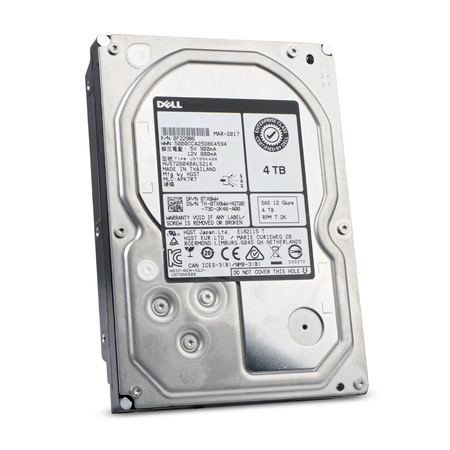 Dell/HGST Ultrastar 7K6000 HUS726040ALS214 0F22986 4TB 7.2K RPM SAS 12Gb/s 512n 128MB 3.5in Refurbished HDD