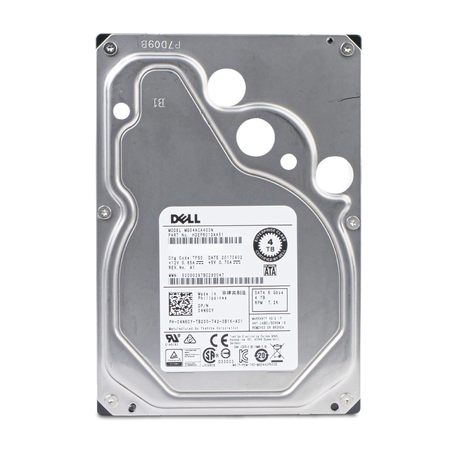 Front view of 4TB 7200 RPM 3.5-inch SATA hard drive label.