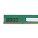 Close-up of memory chips on the back of a server RAM module.