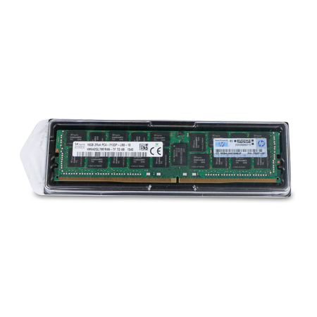 HP/SK hynix 16GB DDR4-2133 LRDIMM server memory in clamshell packaging