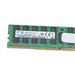 Close-up of Samsung server RAM module label and memory chips.