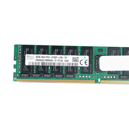 SK Hynix HMA84GL7MMR4N-TF 32GB 4Rx4 PC4-2133P-LD0 DDR4 LRDIMM RAM, Front Side View