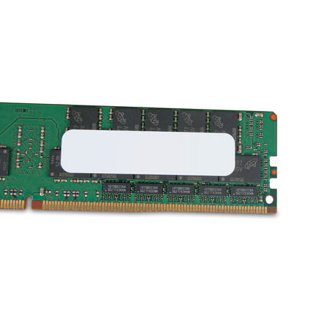 Micron MTA72ASS8G72LZ-2G3B2PG 64GB 4Rx4 PC4-2400T DDR4 ECC LRDIMM Server Memory, Back side View