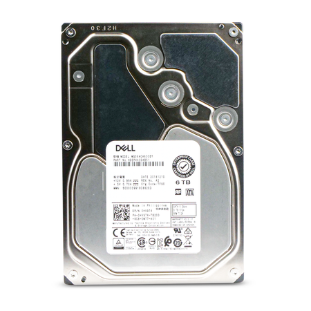 Dell / Toshiba MG06ACA600EY 6TB 7.2K SATA 6Gb/s 3.5" HDD, Front Label View