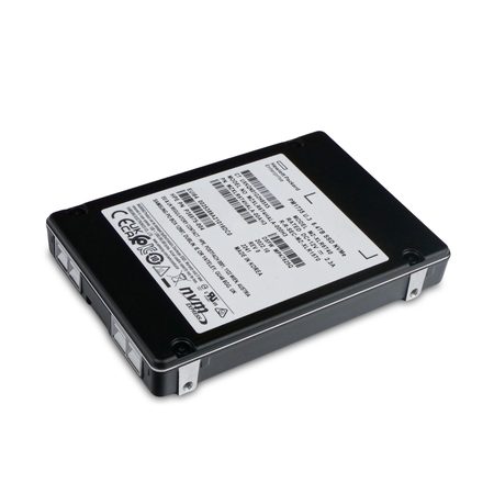 HP MZXLR6T4HALA-000H3 P36975-004 6.4TB U.3 PCIe NVMe 2.5" SSD, Top Angled View