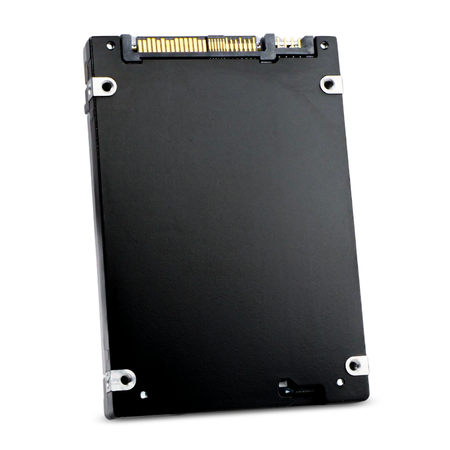 Toshiba KCM5XRUG7T68 7.68TB NVMe PCIe 2.5" SSD, Back Angled View