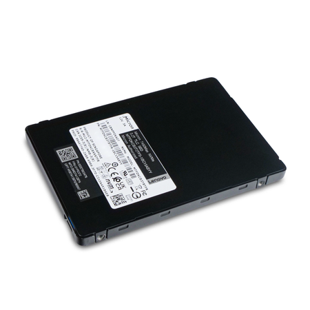 Lenovo / Micron 7450 MAX MTFDKCB3T8TFR 3.2TB NVMe PCIe Gen 4.0 U.3 2.5" SSD, Top Angled View