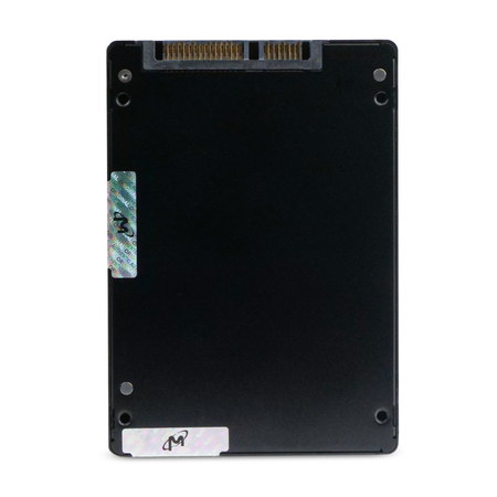 HP/Micron 5300 MAX MTFDDAK3T8TDT 3.84TB SATA 6Gb/s 2.5" SSD, Back Label View