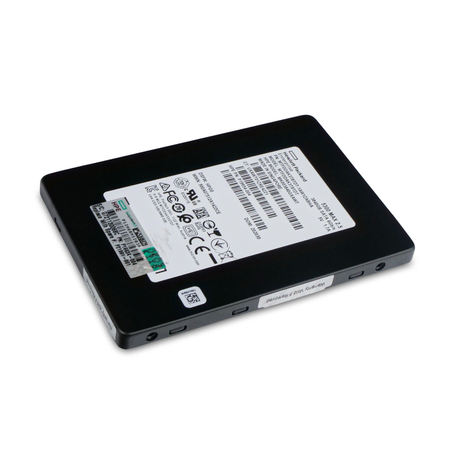 HP/Micron 5300 MAX MTFDDAK3T8TDT 3.84TB SATA 6Gb/s 2.5" SSD, Top Angled View