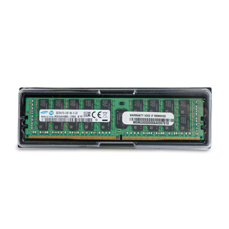 Samsung M393A4K40BB0-CPB 32GB DDR4 2133MHz 2Rx4  RDIMM RAM, Front Label View with Packaging