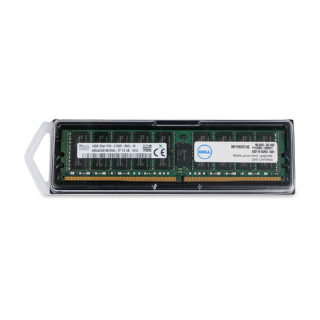 Dell SK Hynix HMA42GR7MFR4N-TF 16GB 2Rx4 PC4-2133P-RA0 DDR4 RDIMM RAM, Front Label View with Packaging