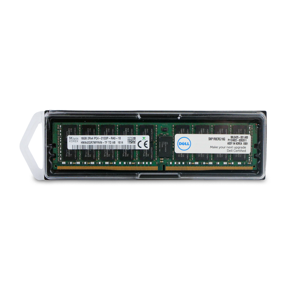 Dell SK Hynix HMA42GR7MFR4N-TF 16GB 2Rx4 PC4-2133P-RA0 DDR4 RDIMM RAM, Front Label View with Packaging