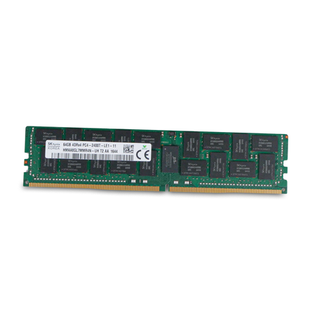 SK Hynix HMAA8GL7MMR4N-UH 64GB 4DRx4 PC4-2400T-LE1 DDR4 LRDIMM RAM, Front View without Packaging