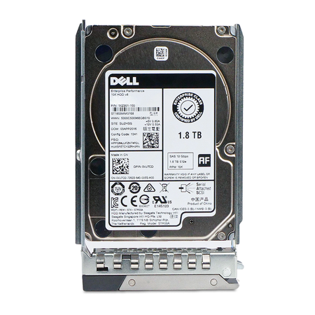 Dell G14  0VJ7CD 1.8TB 10K RPM SAS 12Gb/s 512e 128MB 2.5" HDD, Front Label View